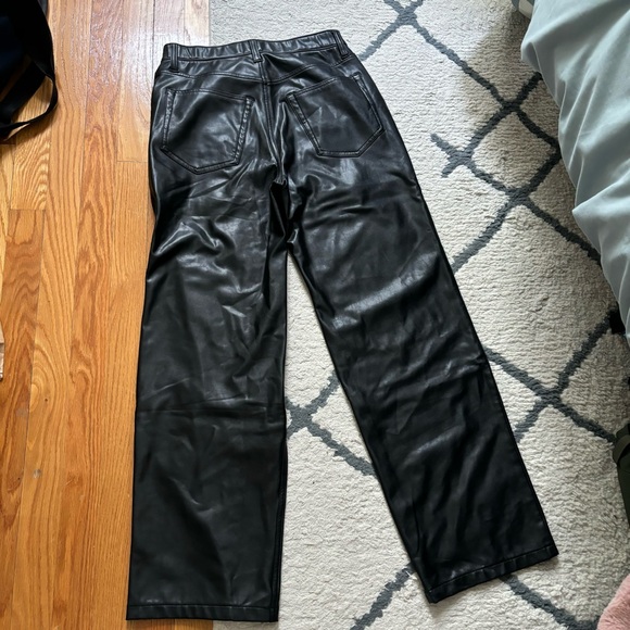 Abercrombie Leather High Rise Loose Pant | NWOT - Picture 5 of 6